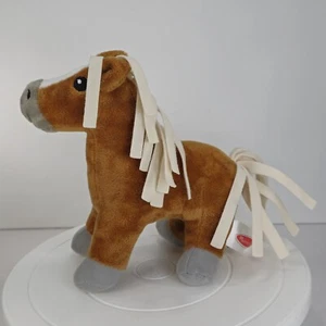 Melissa & doug piccolo cavallo marrone 8"" peluche criniera peluche coda peluche imbottito pony - Foto 1 di 11