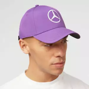2022 Cappello Baseball Mercedes AMG Petronas F1 Lewis Hamilton - VIOLA - UK STOCK - Foto 1 di 8