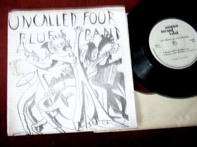THE UNCALLED 4 BLUES BAND  -     s/t,    RARE 1984 UK pic sleeve 7"... NICE COPY - Image 1 of 2