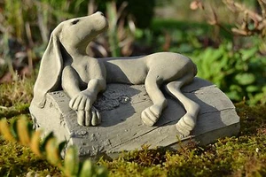 Alonso der Hase Hase Stein Garten Ornament - Bild 1 von 6