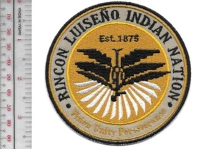 Indian Tribal Seal California Rincon Band of Luiseño Indian Nation, CA Patch - Picture 1 of 1