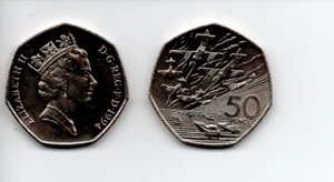 GB - Coin  (CF02)  Elizabeth - 1994  - fifty pence - Picture 1 of 1