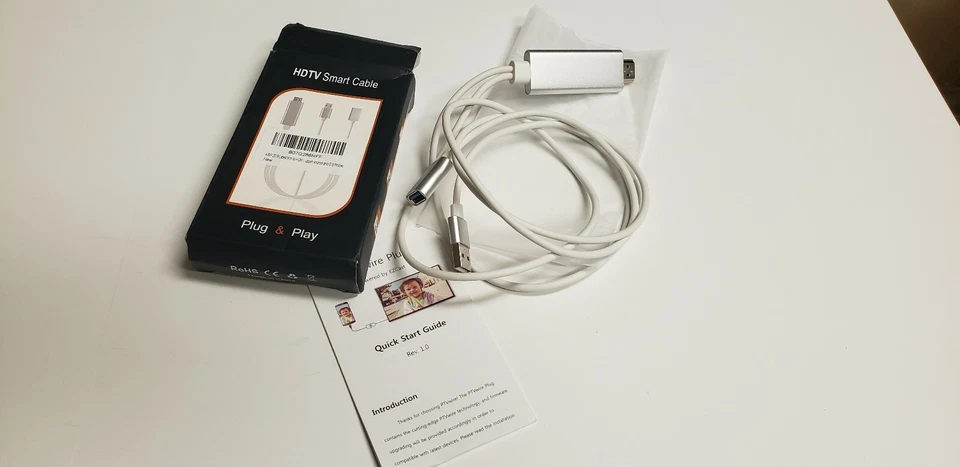 For most cell phone brands 4K HDMI Mirroring Cable Phone to TV HDTV Adapter - Image 1 of 4