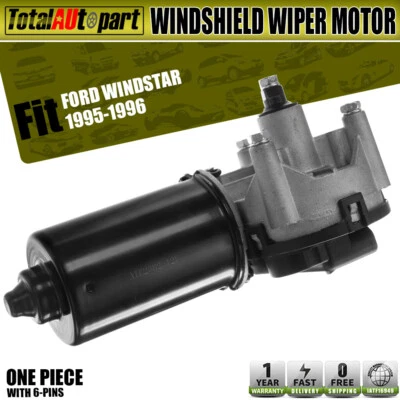 Nuevo motor limpiaparabrisas para Ford Windstar 1995-1996 V6 3,0 L 3,8 L delantero 6 pines Foto 1 de 4