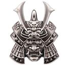 Premium Samuri Warrior 3D Metal Car Motorcycle Badge Sticker Emblem   Style 2