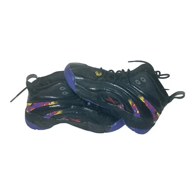 Reebok Shaqnosis Og Big Kids negro/gris/púrpura/rojo/amarillo v61431 talla 6 Foto 1 de 4