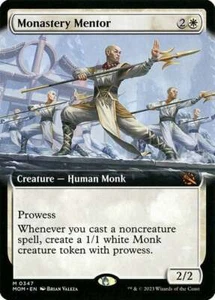 Magic The Gathering MTG MONASTERY MENTOR EXTENDED ART March of the Machine NM - Bild 1 von 1