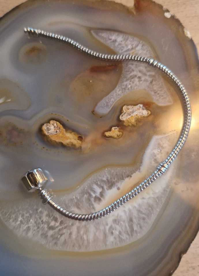 Bettel armband   EGELSTAHL  19 cm - für Charms  auch für o.a Pandora,simstar - Bild 1 von 1