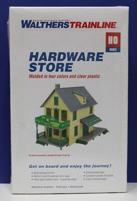 Walthers 931-915 HO Buzy Bee Hardware & Hobby Store kit NIB Sealed Germany - Image 1 of 2