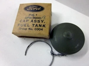 MB GPW Willys Ford WWII Jeep G503 Fuel Tank Cap NOS - Bild 1 von 2