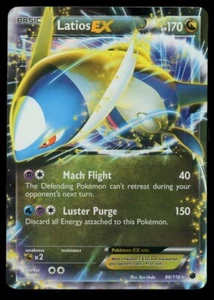 Pokemon Latios EX 86/116 Black & White Plasma Freeze Ultra Rare LP - Picture 1 of 5