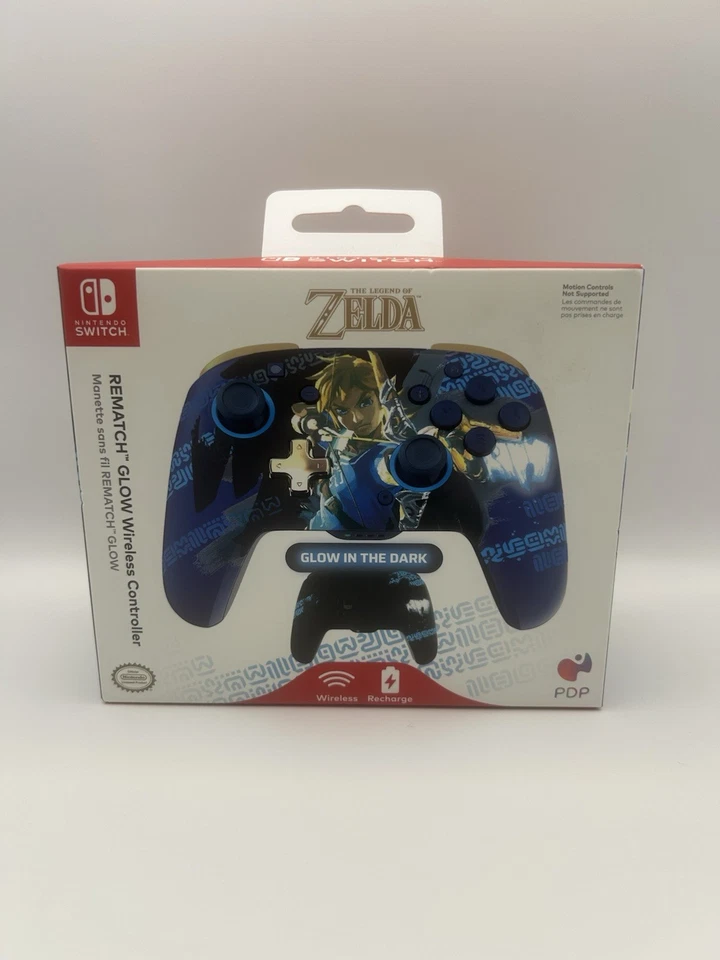 Nintendo Switch Controller Zelda PDP Wireless Controller Glow In The Dark - Image 1 of 2