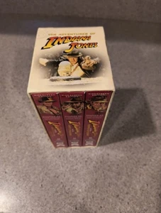 The Adventures Of Indiana Jones Trilogy Digitally Mastered 3 VHS Box Set. - Picture 1 of 6