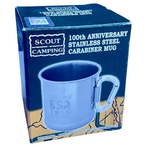 Boy Scouts 100th Anniversary Carabiner Camp Mug BSA New - Picture 1 of 3
