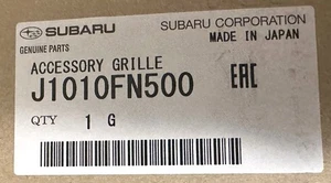 Genuine OEM Subaru 2024-2025 Crosstrek Accessory Grille Black w/ Logo J1010FN500 - Foto 1 di 1