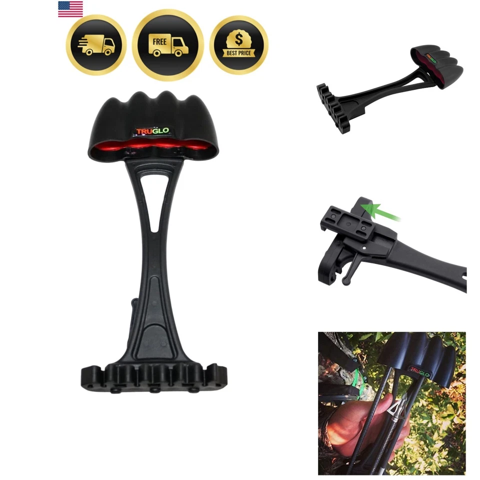 Archery Quiver Lightweight Vibration-Free 4 Arrows for Hunting and Bow - Image 1 of 4