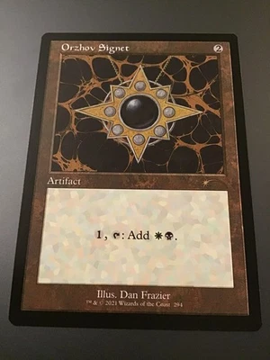 MTG Secret Lair #294 Orzhov Signet Retro Frame NM - Image 1 of 2