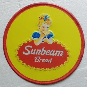 Sunbeam Bread Sign Vintage Style 12" Country Store Man Cave Garage Decor Metal - Picture 1 of 6