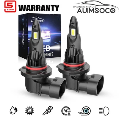 2x Kit de conversión de bombilla de haz alto de faros LED 9005 blancos para Ram 5500 2011-2018 Foto 1 de 4