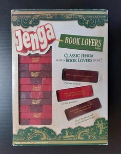 Jenga für Buchliebhaber Edition 2011 komplett Klassiker Spiel Party Holzbausteine - Bild 1 von 7