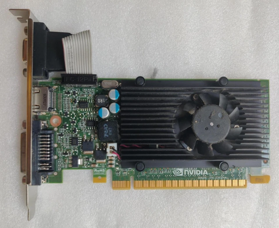 NVIDIA GeForce GT 620 1GB DDR3 PCI-e DVI HDMI VGA Video Graphics Card - Image 1 of 4