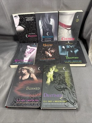 8 A House of Night Novels HC Book Lot by PC & Kristin Cast  8 First Editions 2/3 - Image 1 of 4