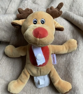 The Teething Egg Teething Pals Rudy Reno Navidad Vacaciones Recién Nacido Foto 1 de 4