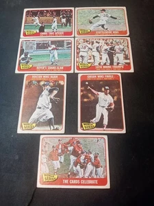 1965 TOPPS BASEBALL WORLD SERIES LOT #8 (7) MOSTLY VG OR BETTER SEE PHOTOS - Picture 1 of 7