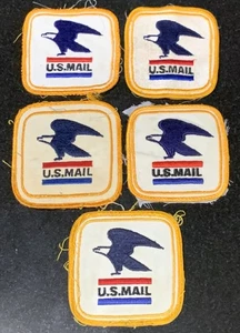 Lot 5 Vintage U.S. MAIL Post Office Eagle Aufnäher - Bild 1 von 3