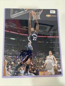 Rudy Gay - GRIZZLES Signed 8x10 AUTO Photo JSA Authenticated - Picture 1 of 1