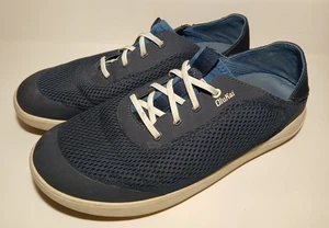 Olukai Moku Pae Mesh Bootsschuhe Herren Marineblau Leger Komfort Turnschuhe Größe 11 - Bild 1 von 9