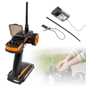 FS-GT2 2CH 2.4 GHz Radio Remote Control Transmitter +GR3E Receiver Car Boat RC - Picture 1 of 12