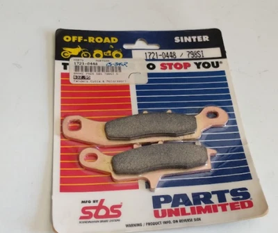 Pastillas de freno delanteras SBS 798SI.S sinterizadas Kawasaki KFX450R KFX700 1721-0448 Foto 1 de 4