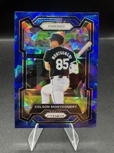 Panini Prizm #219 Colson Montgomery 2024 azul hielo agrietado Chicago White Sox - Imagen 1 de 2