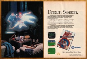 1990 Bases Loaded II 2 Nintendo NES Vintage Print Ad/Poster Retro Video Game Art