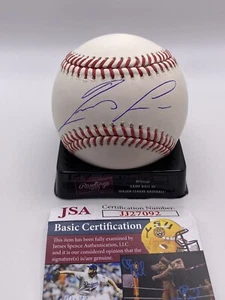 RONALD ACUNA ATLANTA BRAVES SIGNED OFFICIAL OMLB BASEBALL JSA COA  AUTO - Picture 1 of 1