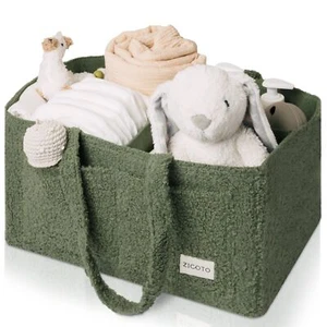 Beautiful Diaper Caddy Organizer Versatile Storage Basket Easily Holds Diapers W - Picture 1 of 9