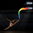  Colorful Dance Ribbon with Wand Gymnastic Ribbon Dancing Streamer Ribbon