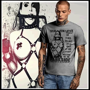 Camiseta BDSM Bondage Sado Masoquista DOM del placer Sadomasoquista Gimp S-2XL - Imagen 1 de 1
