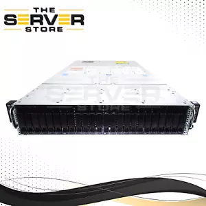 Dell C6420 4-Node 8x Gold 6130 2.1GHz 16C 1TB 24x 960GB SATA 2x 10GbE Rails - Picture 1 of 3