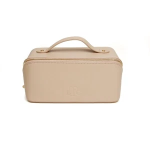 The London Train Case Co. - Stone Leather Train Case - Picture 1 of 4