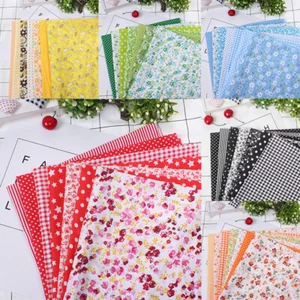 50*50cm Fat Quarter Fabric Bundle 100% Cotton Quilting Patchwork Mixed Craft Uk - Picture 1 of 24