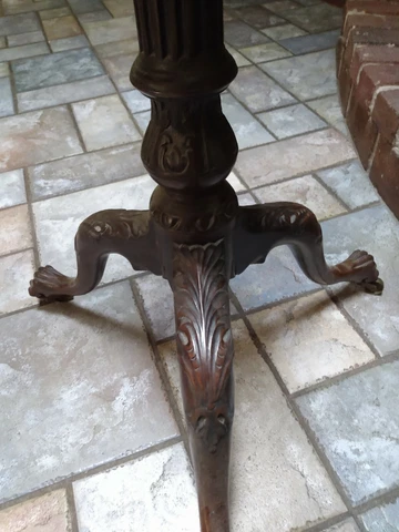 Chippendale  Tilt  Tea Table Cover
