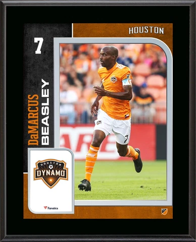 DaMarcus Beasley Houston Dynamo 10.5' x 13' Player Plaque Cover
