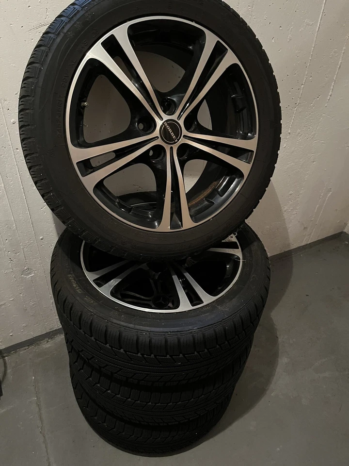 borbet felgen 17 zoll mit Winterreifen  - Bild 1 von 1