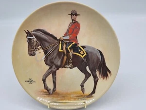 RCMP Mountie Horse 1984 Coaster West Germany artist Bill McMillan Kaiser - Picture 1 of 6