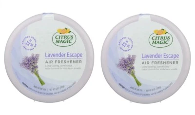 Ambientador sólido absorbente de olores Citrus Magic Lavender Escape paquete de 2 de 8 onzas Foto 1 de 3