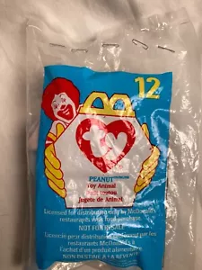 Raro Ty Teenie McDonalds' Beanie Baby Peanut The Elephant Light - Foto 1 di 6