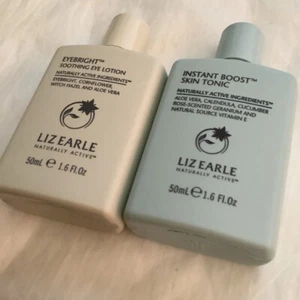 Liz Earle eyebright soothing eye lotion 50ml & instant boost skin tonic 50ml  ✈️ - Picture 1 of 1