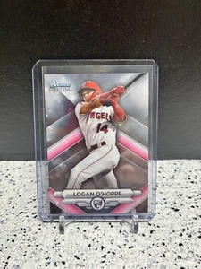 2023 Bowman Sterling - Refractor de novatos #BSR-23 Logan O'Hoppe/199 (RC) - Imagen 1 de 2